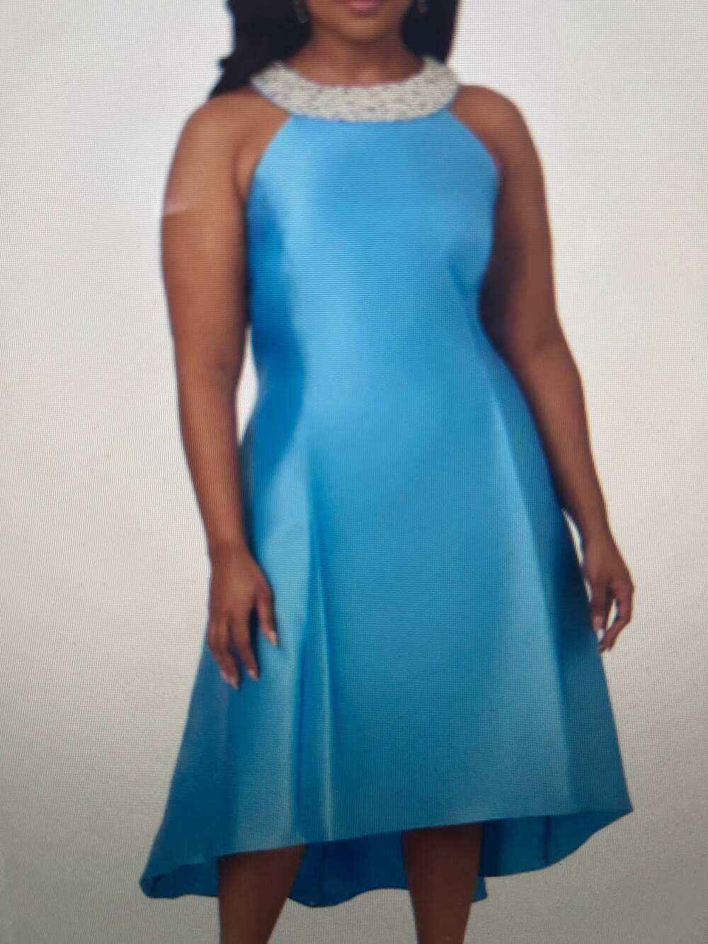 NWT Adrianna Papell Mikado halter dress 12